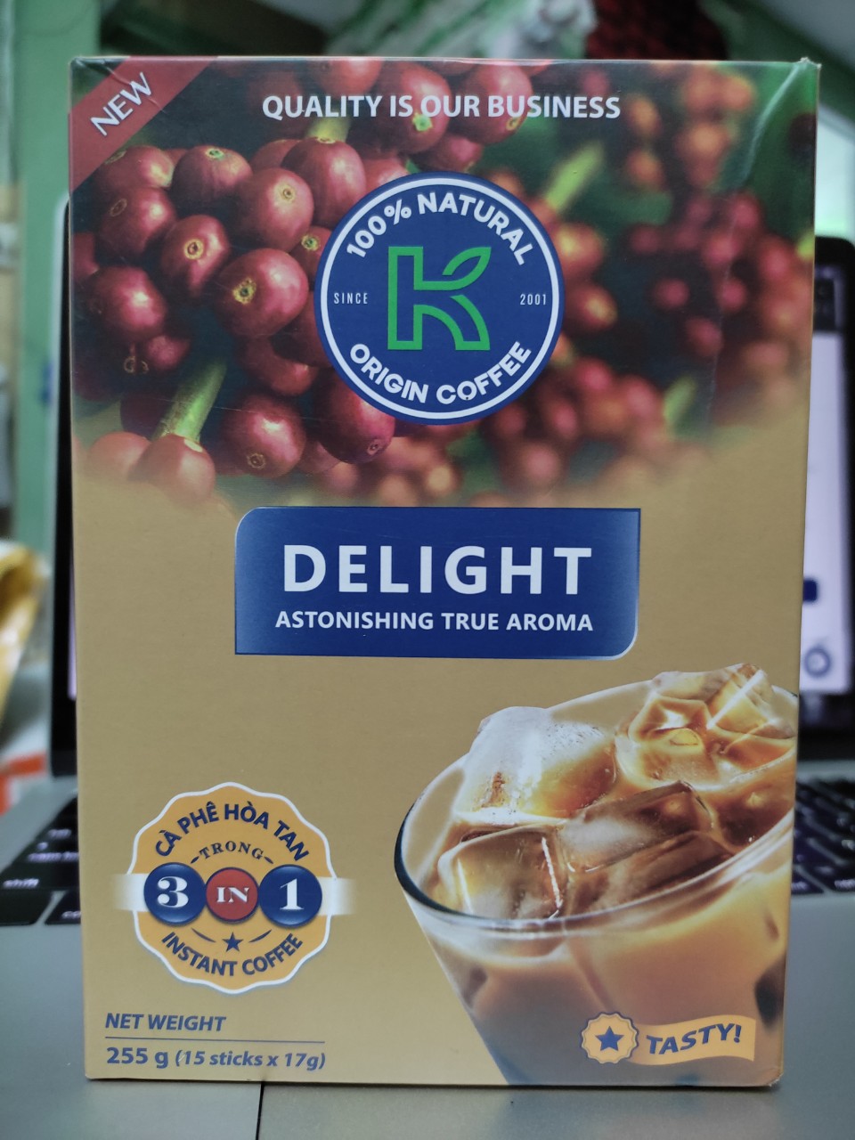CÀ PHÊ KCOFFEE-KDELIGHT 3 IN 1
