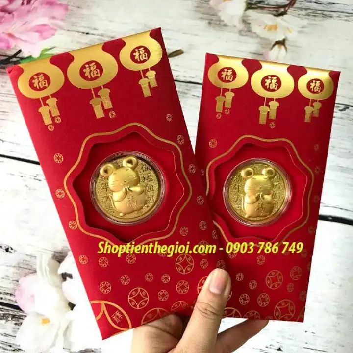 Bao Li Xi Hinh Con Chuột Mạ Vang 24k Cho Ngay Tết May Mắn Qua Tặng Y Nghĩa đầu Xuan Canh Ty Tmt Collection Lazada Vn