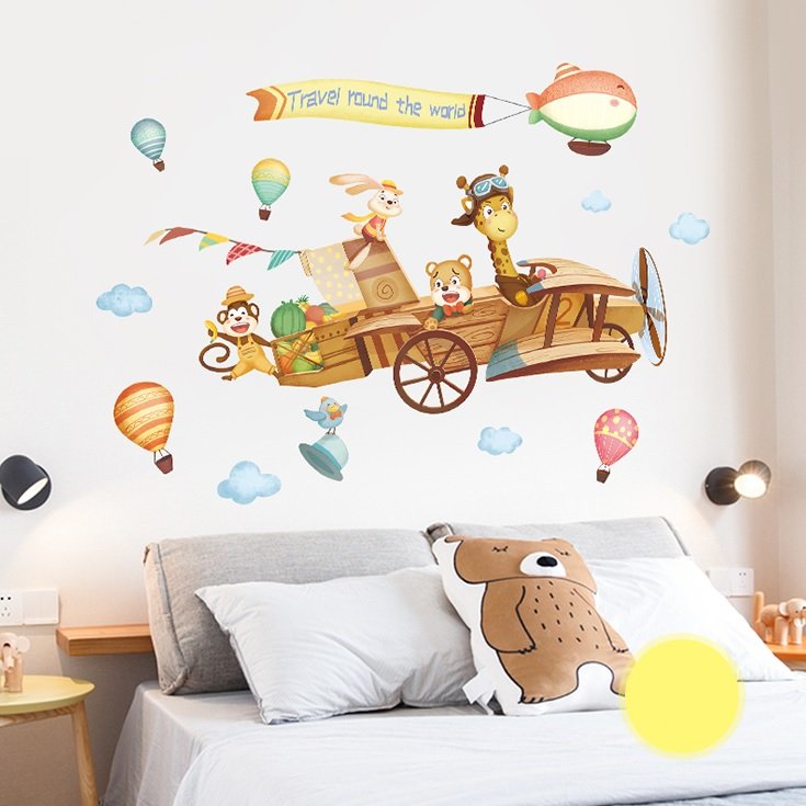 Decal dán tường Bay vào không gian - T21 -kiddecals