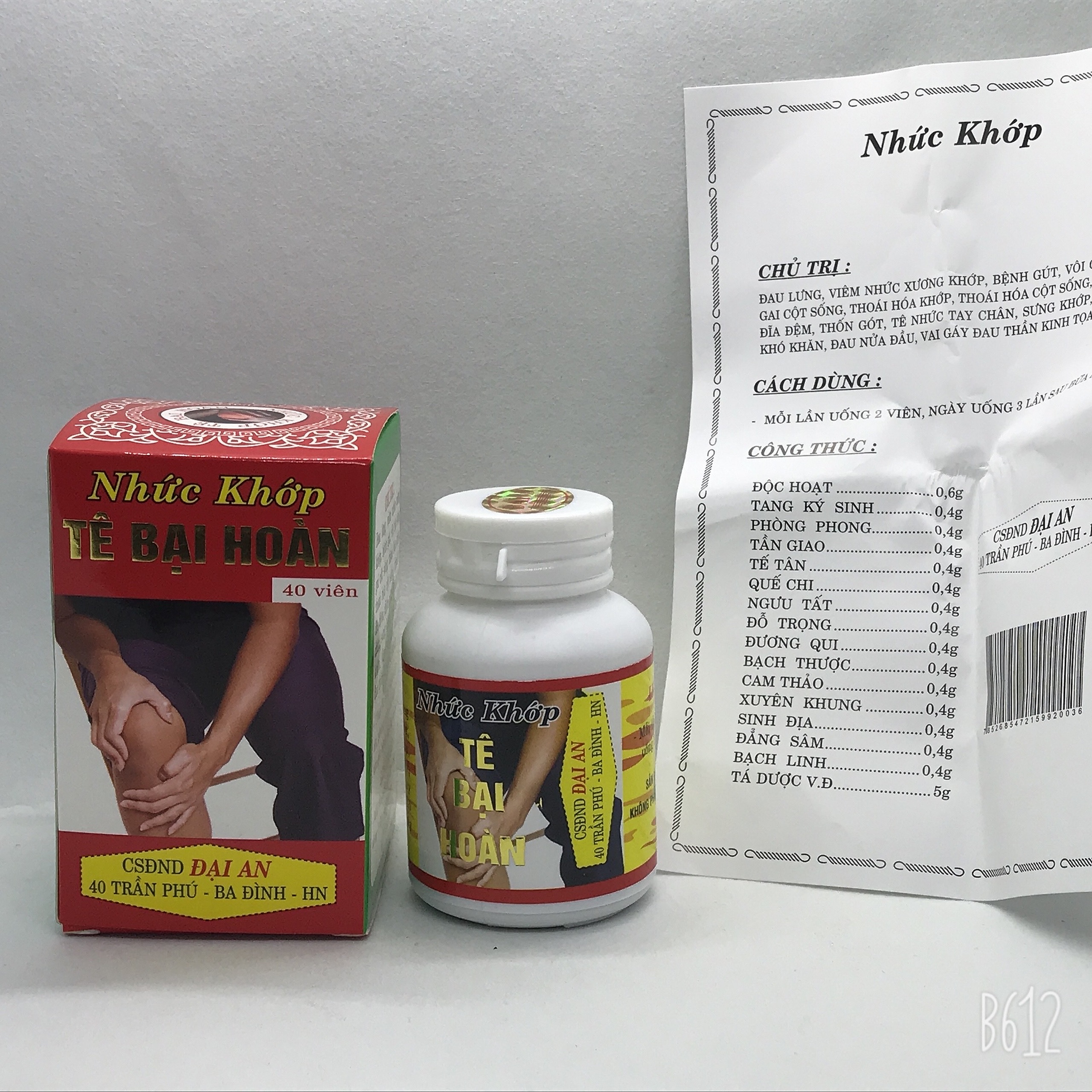 Nhức Khớp TÊ BẠI HOÀN
