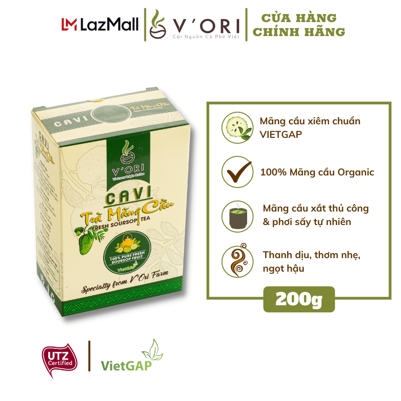 TRÀ MÃNG CẦU THƯỢNG HẠNG ORGANIC 200GR