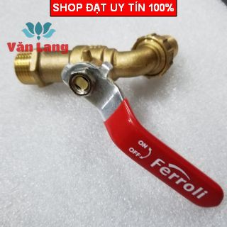 Van - Vòi khoá nước bằng đồng Phi 21 Ferroli