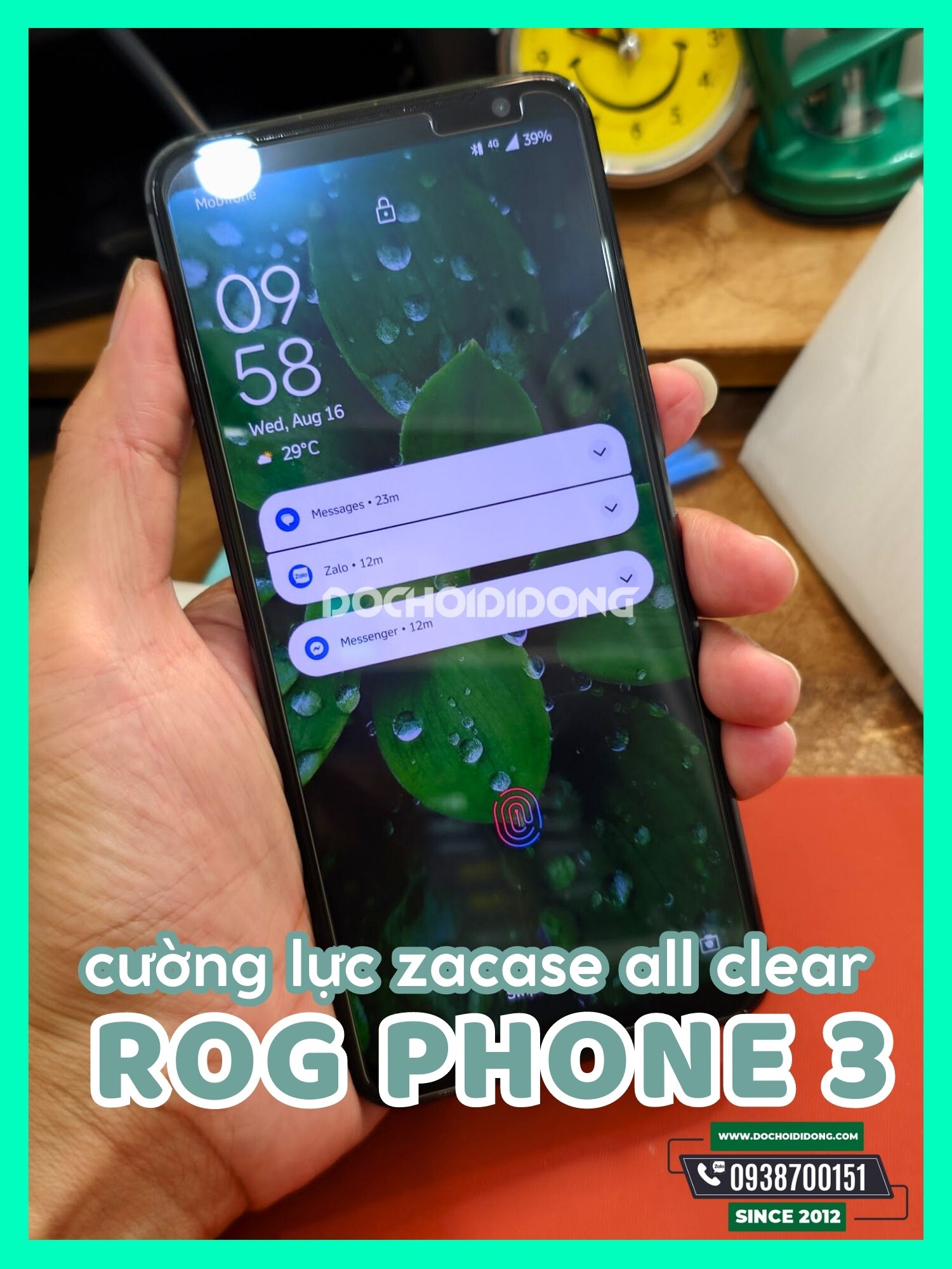 [HCM]Dán Cường Lực Asus Rog Phone 3 Zacase