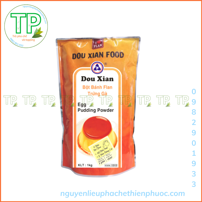 Bột pudding DouXian nhiều vị  - 100g