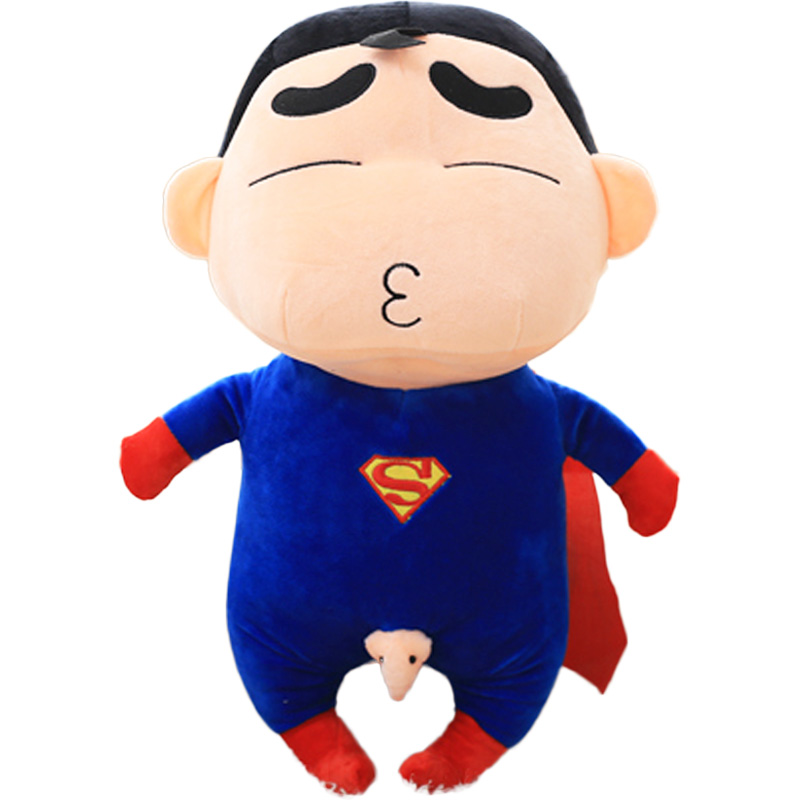 Gấu Bông Shin Superman Avenger Marvel (35Cm---45Cm) Thú Bông Shin Siêu Nhân Vải Nhung Cao Cấp, Mềm Mịn