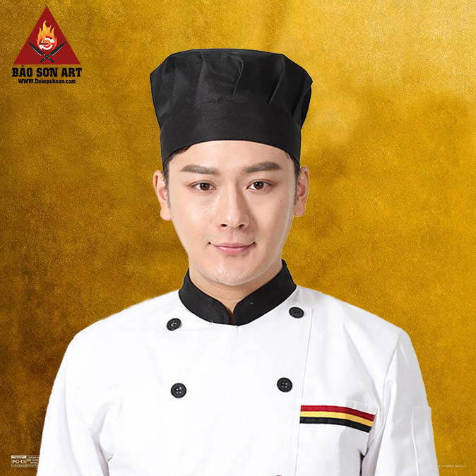 MŨ ĐẦU BẾP [gửi hàng nhanh] NÓN BẾP 3 MÀU TRẮNG, ĐEN, ĐỎ MŨ LÀM BẾP CHUYÊN NGHIỆP MÃ MB0