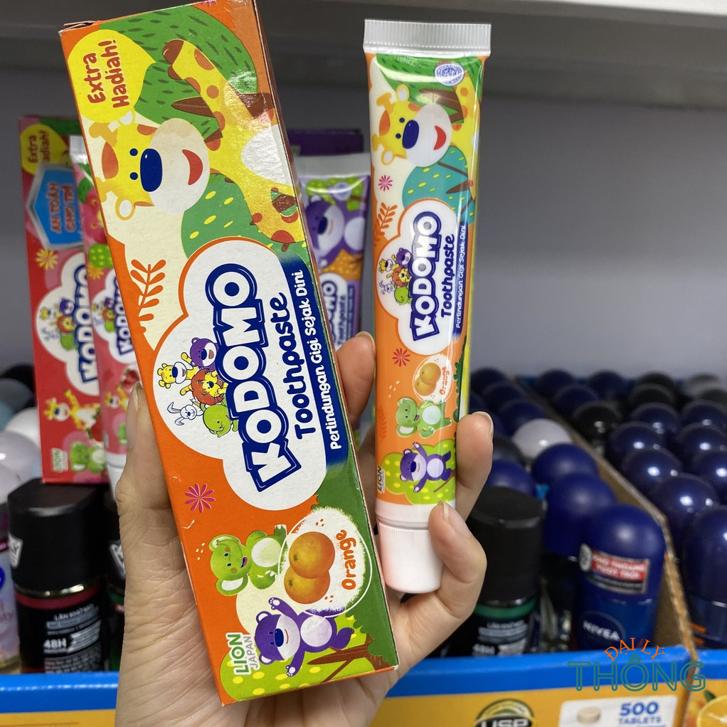 Kem Đánh Răng Trẻ Em Kodomo Toothpaste 45g (Nhiều Mùi)