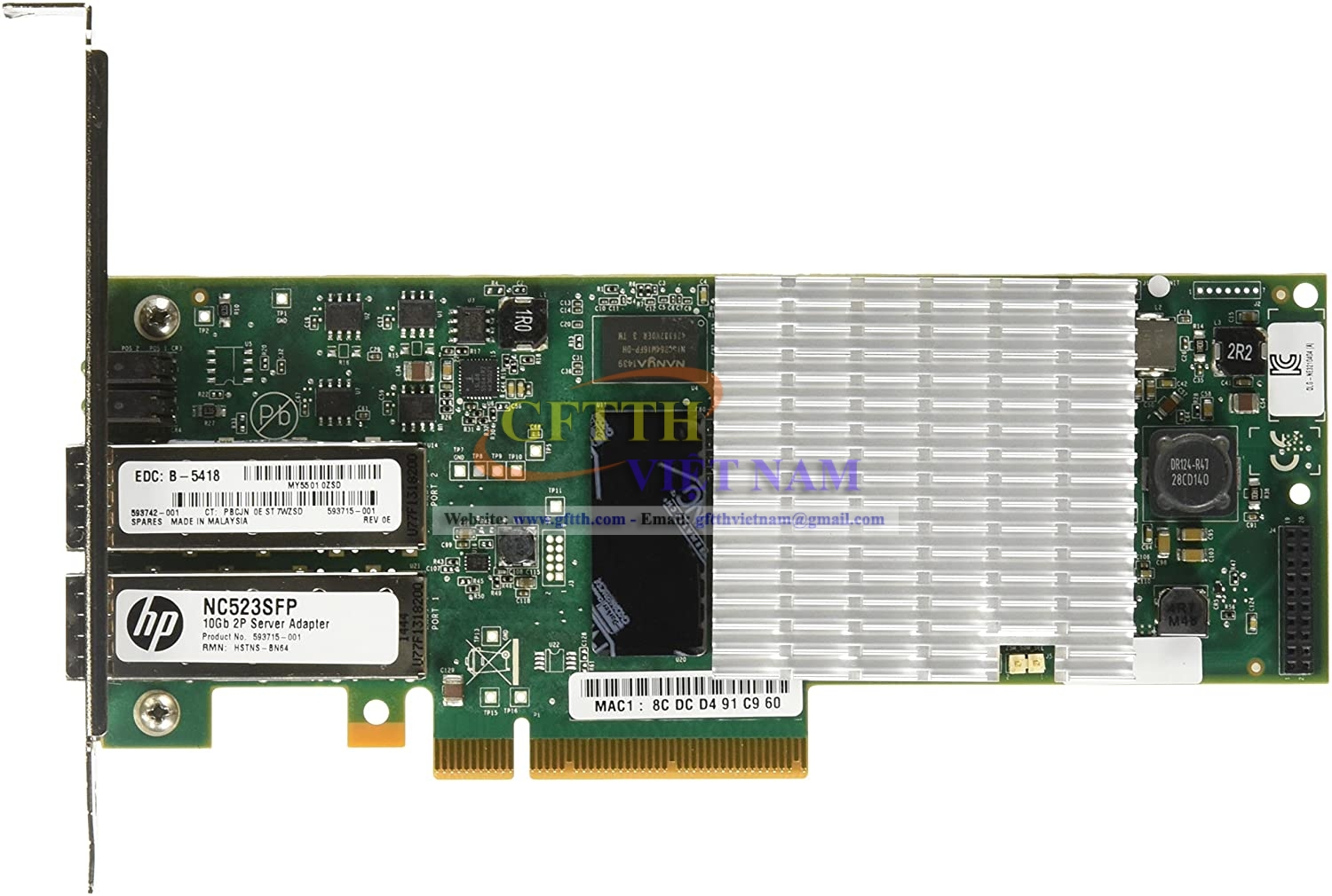 HP NC523SFP 10Gb 2-Port Server Adapter