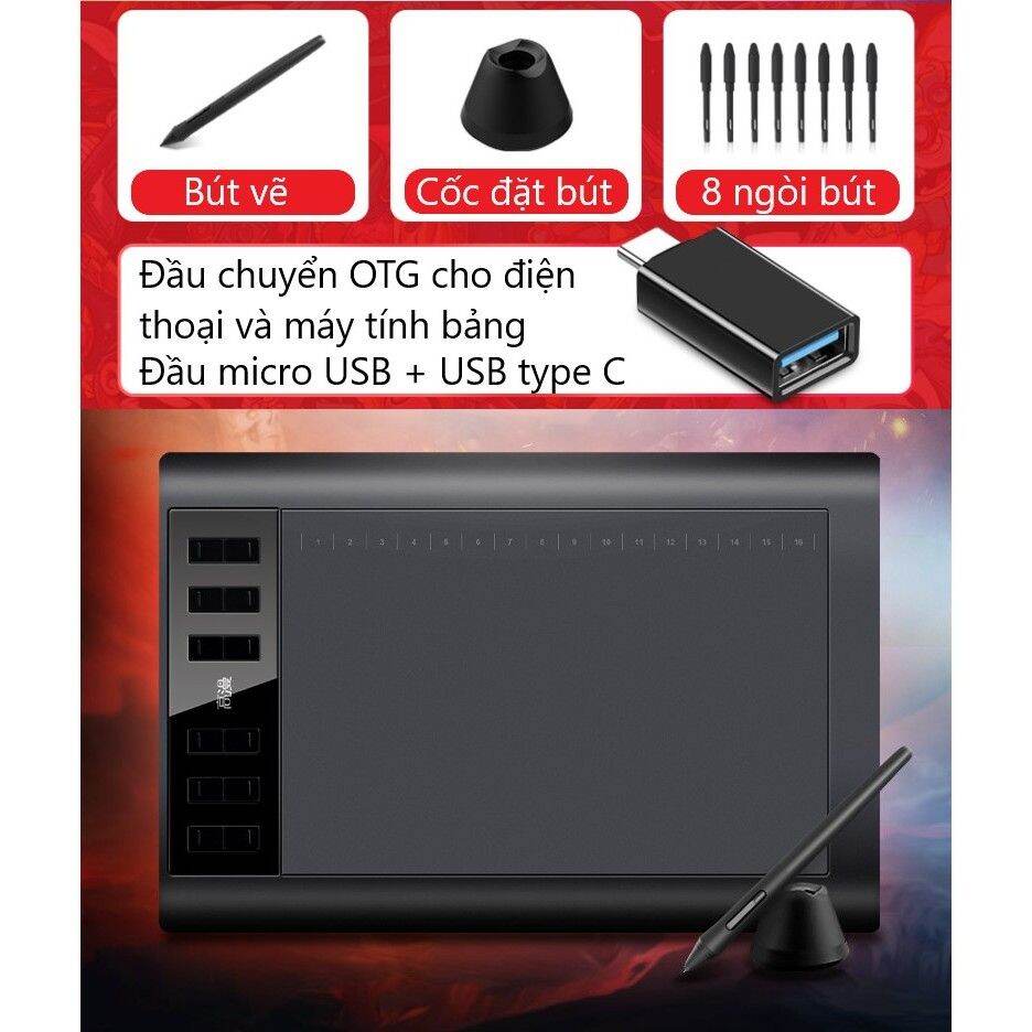 Bảng vẽ điện tử Gaomon 1060 Pro 2021 (sẵn)