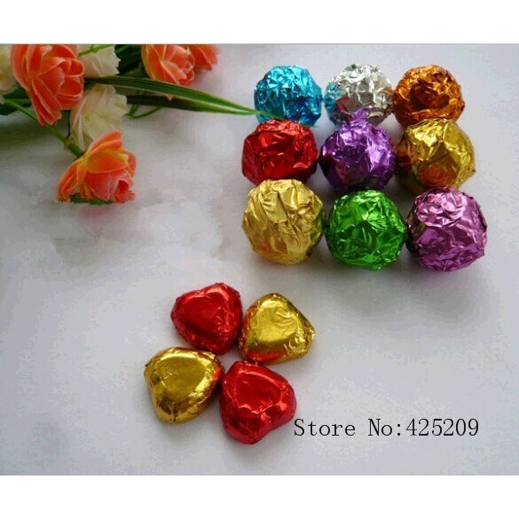 Giấy bạc gói socola 100 tờ ( 10*10cm) hàng loại 1