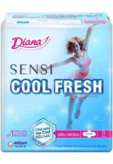 Băng vệ sinh Diana siêu thấm Cool Fresh