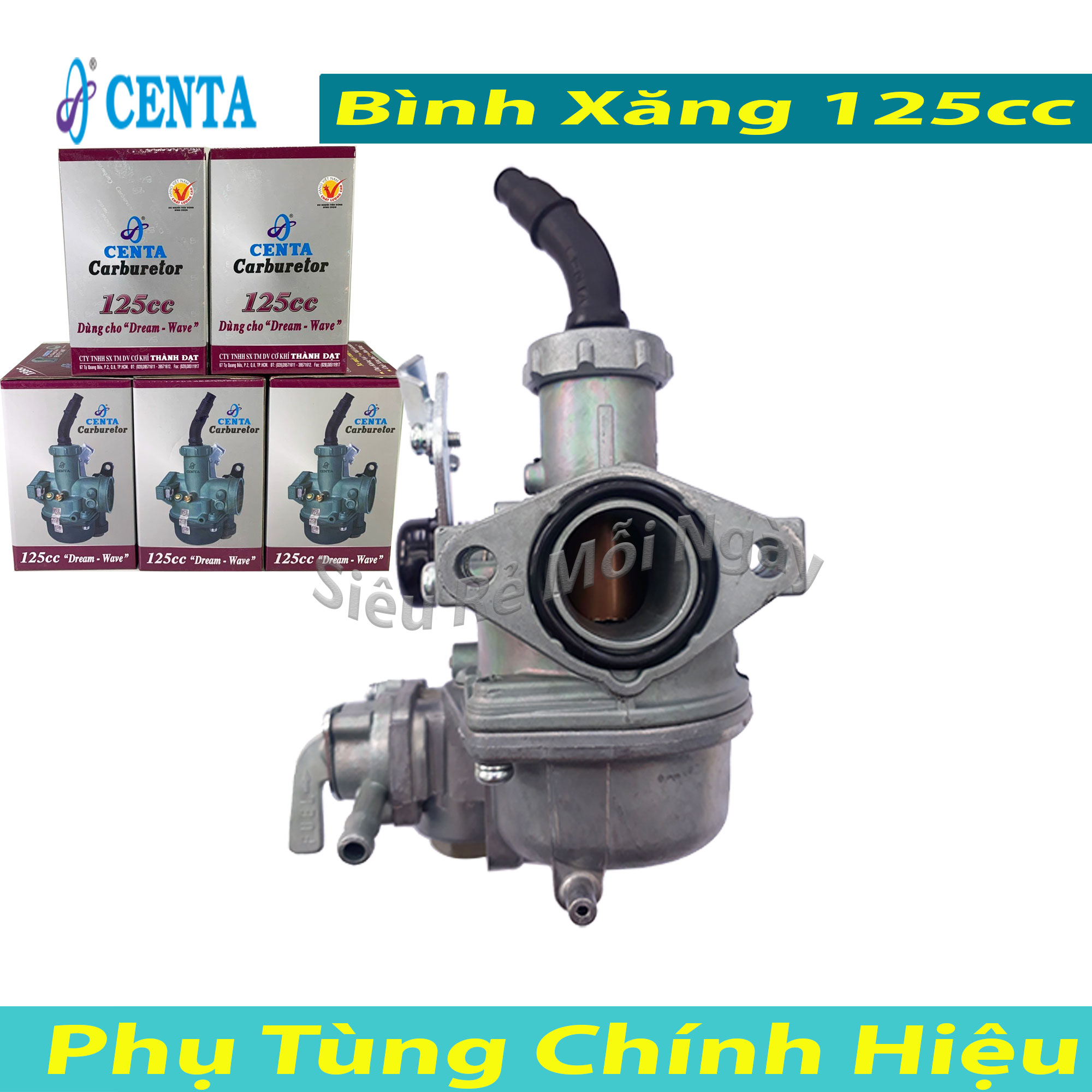 Bình Xăng Con ( Bộ Chế Hòa Khí ) Centa 125