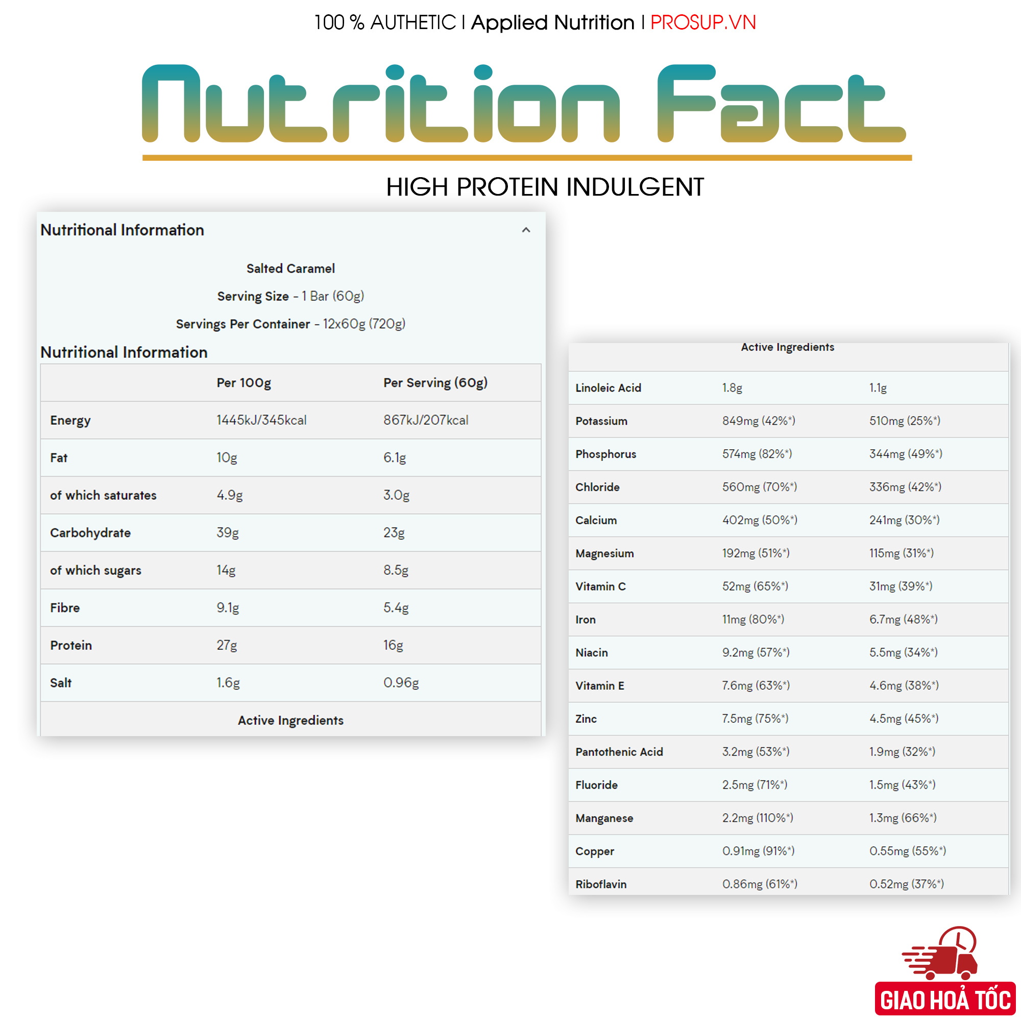 Protein Bar - Thay thế bữa ăn - My Protein - Replacement Bar (60g/bánh)