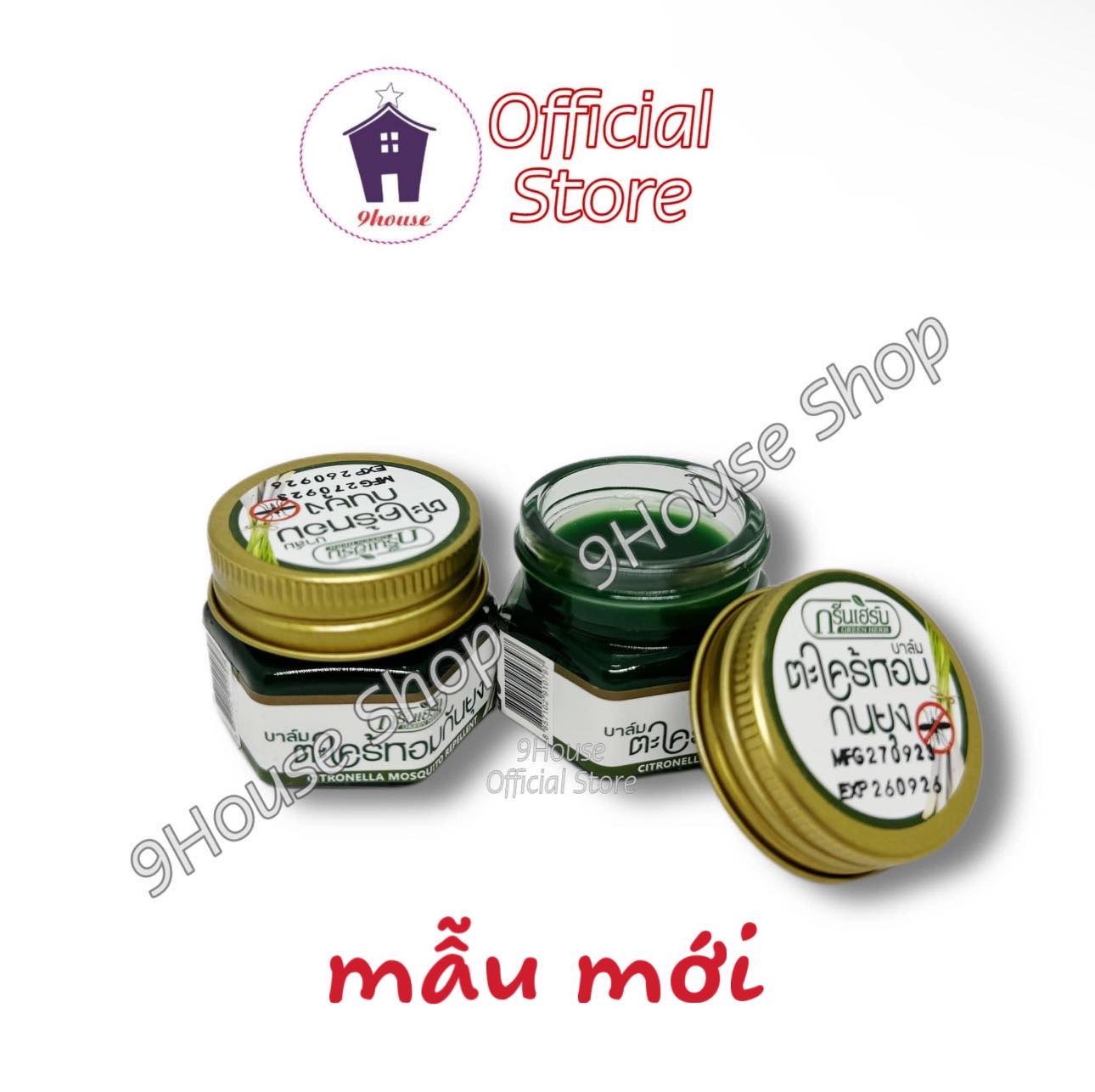 01 Cao Sả Bôi Côn Trùng Cắn Citronella Essence Balm Thái Lan