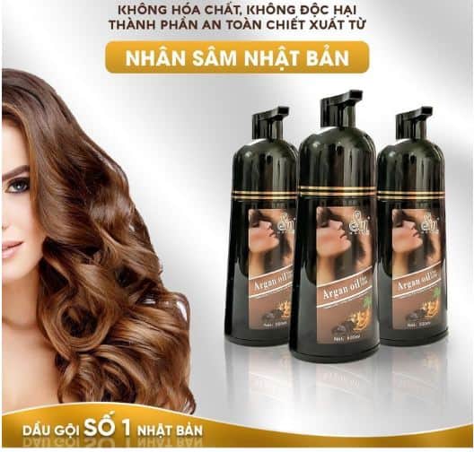 Dầu Gội Nhuộm Nâu Tóc SIN HAIR