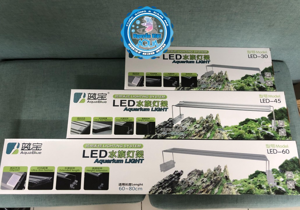 Đèn Led AquaBlue - Đèn led cho hồ thủy sinh 30-45cm