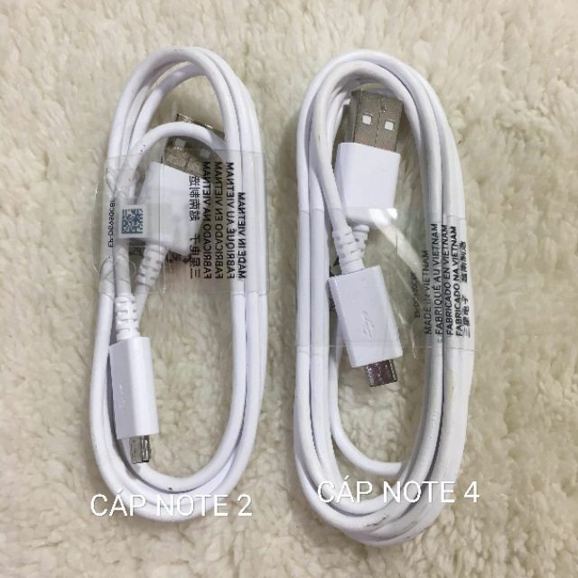 Cáp sạc nhanh samsung galaxy a3, a5, a7, s5, s6, note4, note5, s7, s7 edge, 2, j3, j4, j5, j6, j7 prime pro