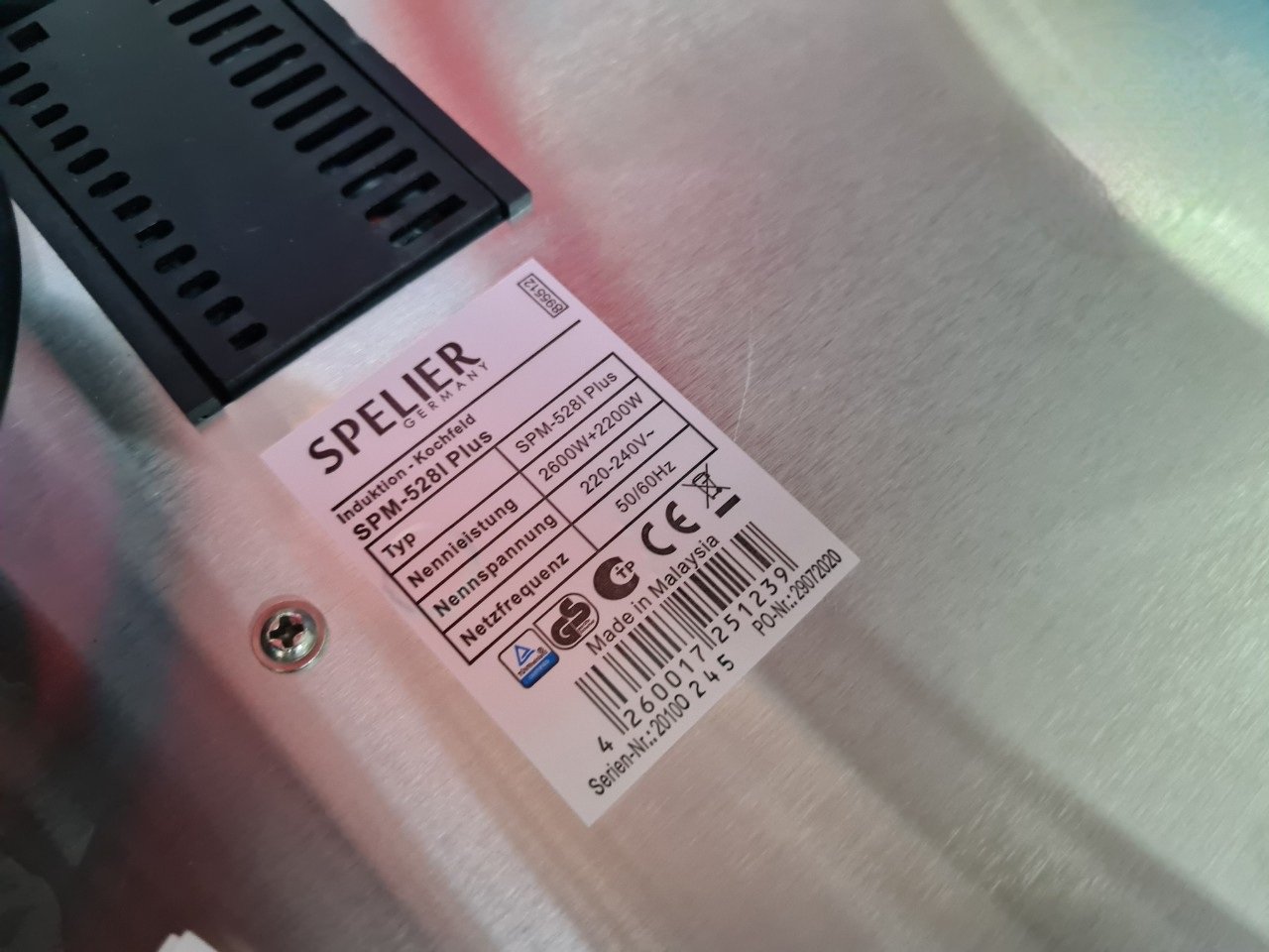 Bếp từ đôi Spelier SPM-528i plus - NK Malaysia - BH 3 năm