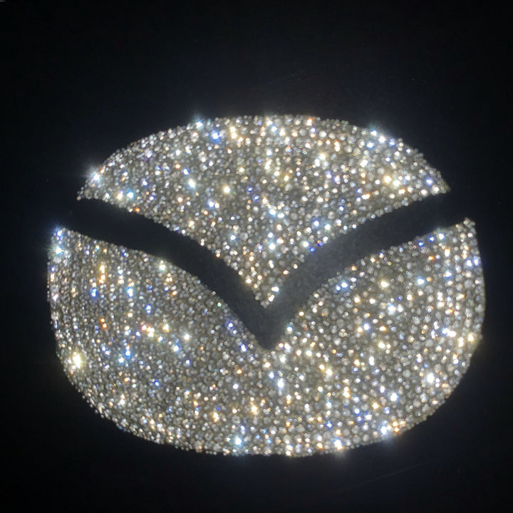Logo Đính Đá Gắn Vô Lăng Mazda
