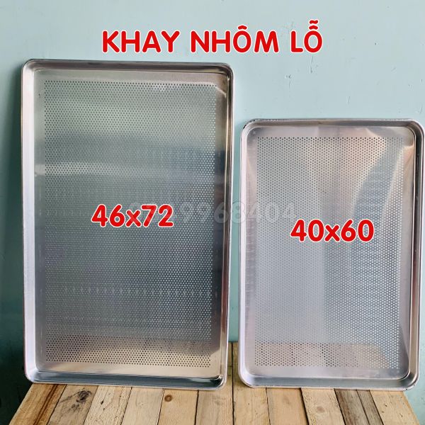 Khay nướng bánh nhôm phẳng 40*60