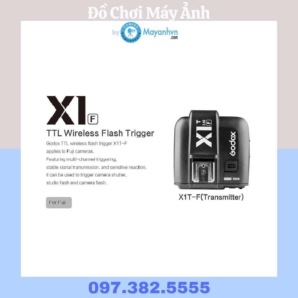 Trigger Godox X1T-F for Fujifilm ( Mới 100%)