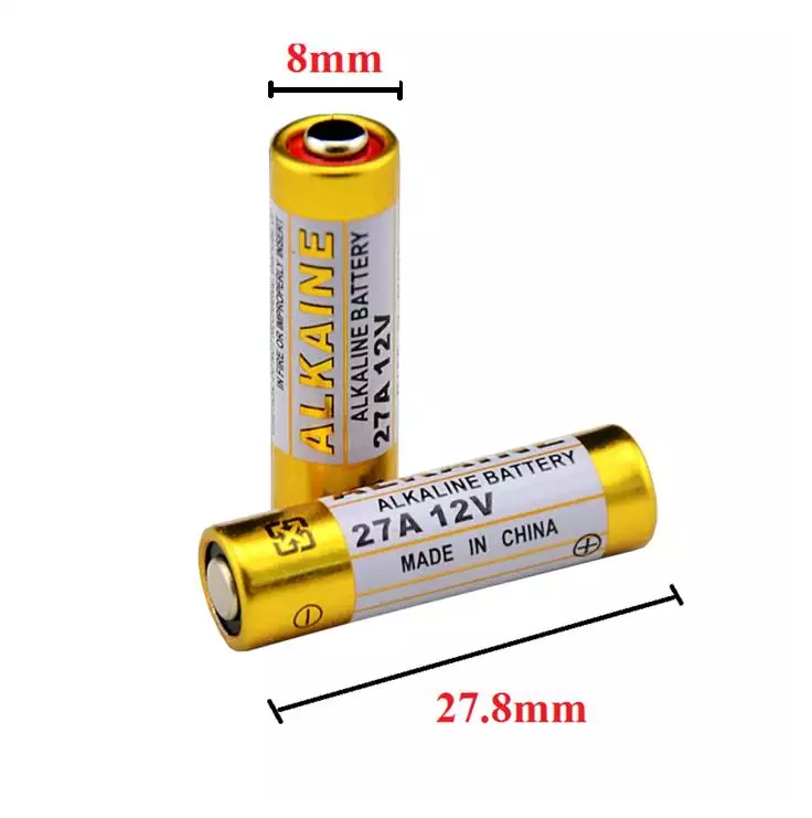 2 viên Pin 12V/27A Alkaline