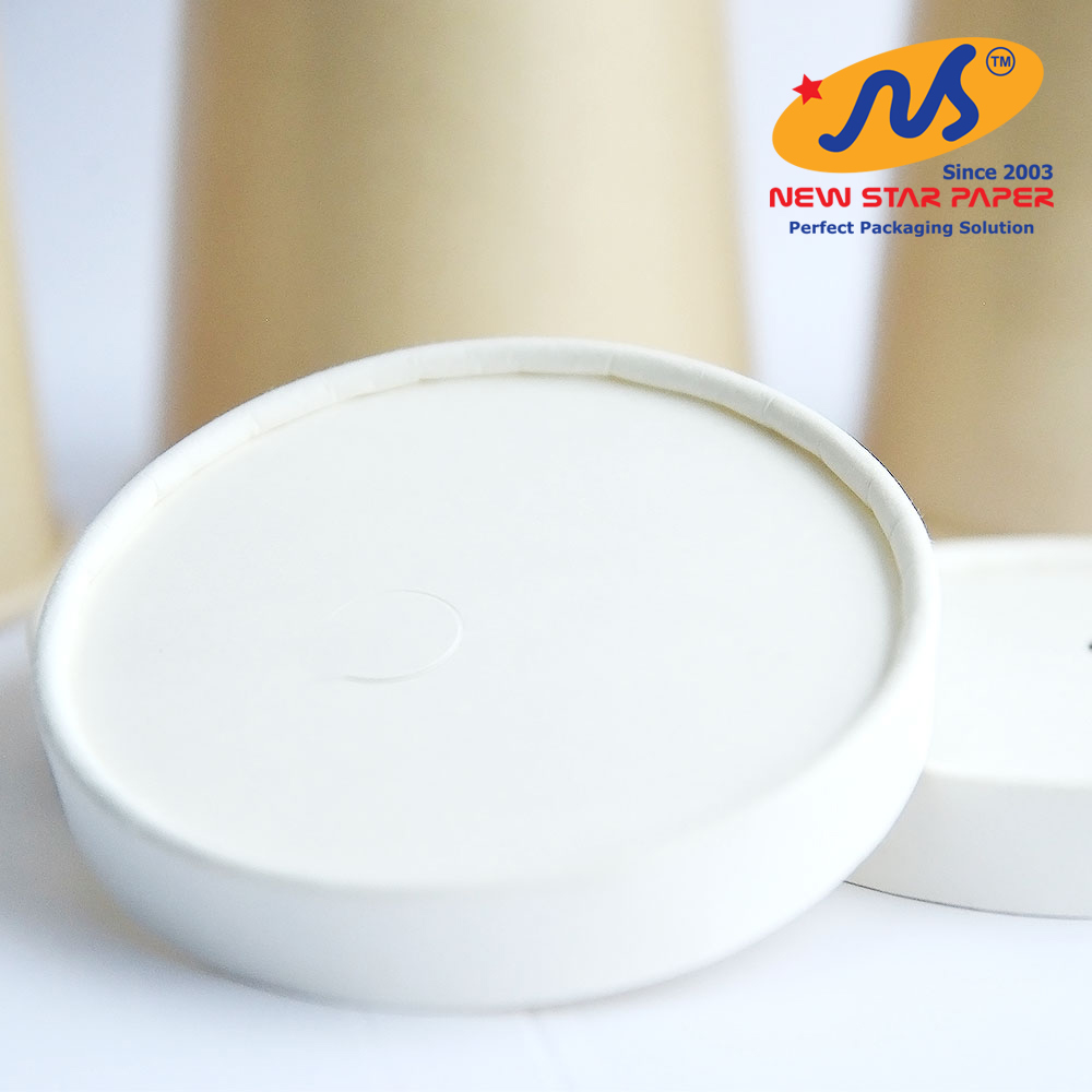 Nắp giấy đậy ly - Lốc 25 nắp trơn