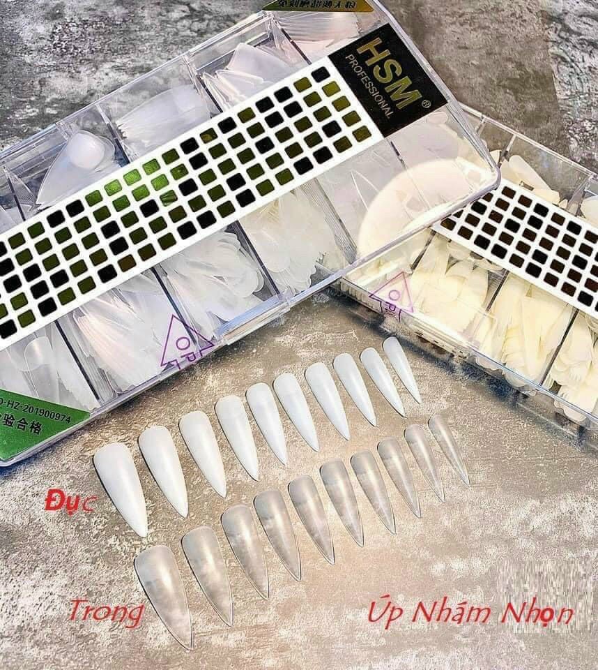 Móng up tay hsm chuẩn from vuông ,thang , nhọn , tròn - mini nails