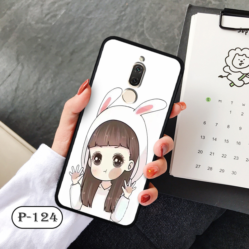 Ốp nhám hoạt hình Huawei Nova 2i