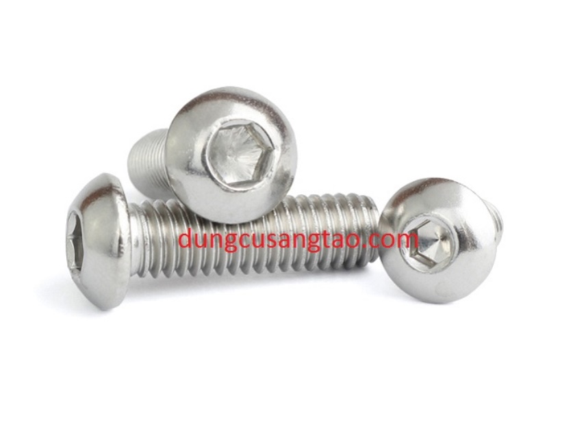 Ốc lục giác semi round M4 (ốc đầu nấm M4)