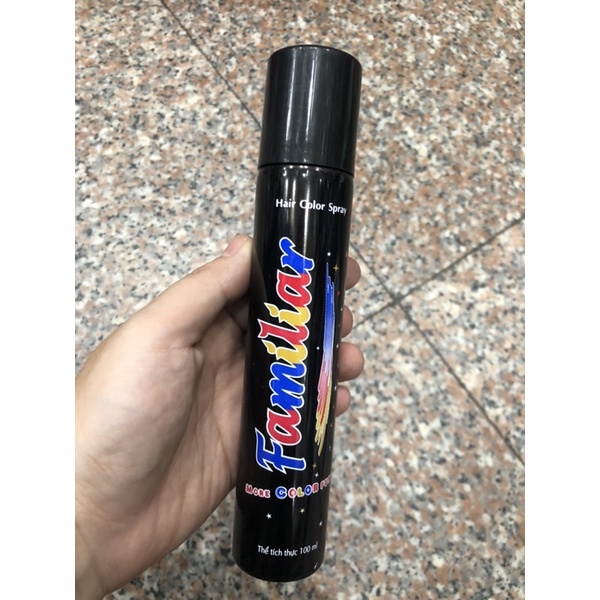 gôm màu Familiar đủ màu/ gôm xịt tóc các màu