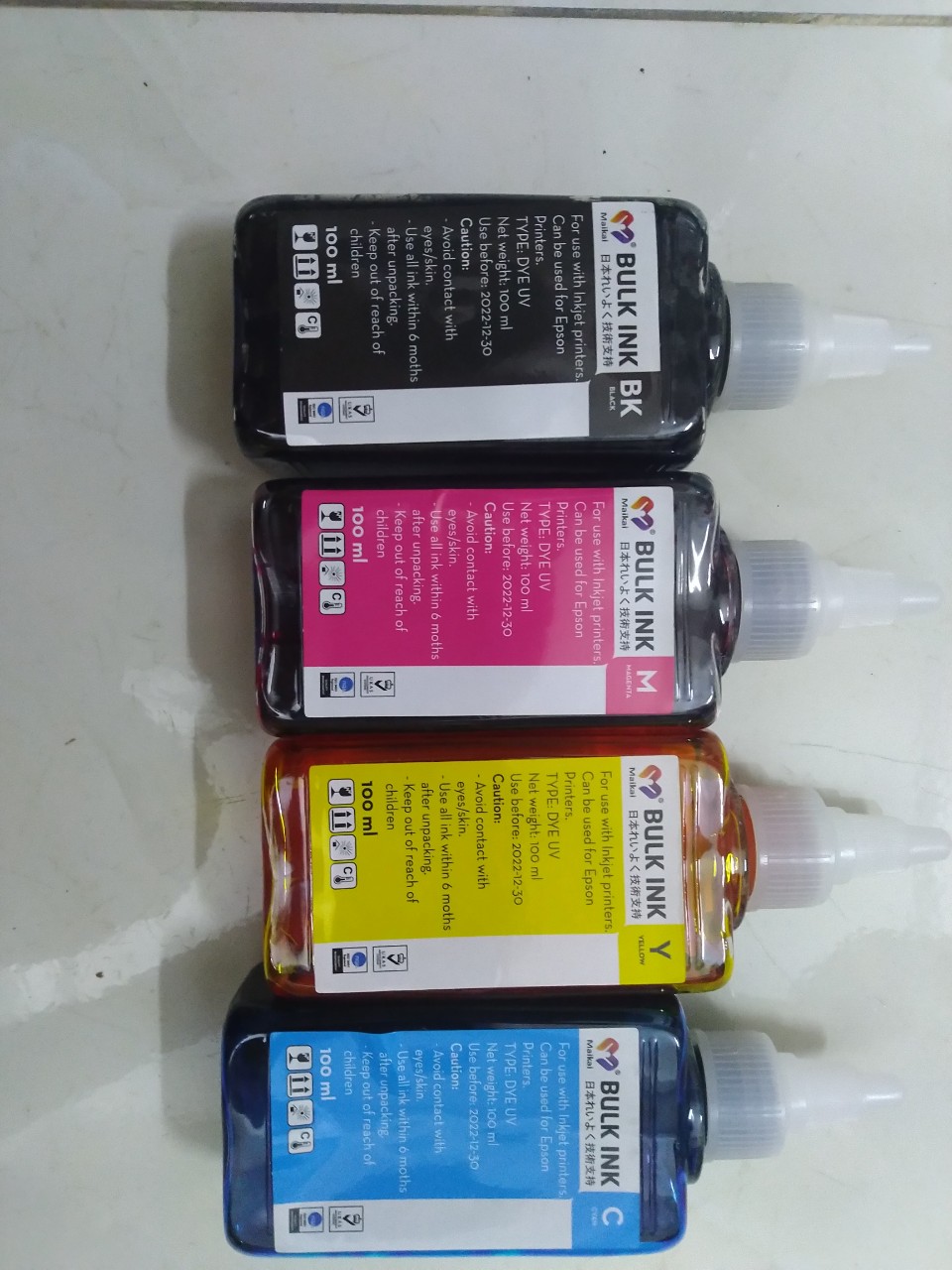 [HCM]Mực in máy in Epson L310- combo 4 màu