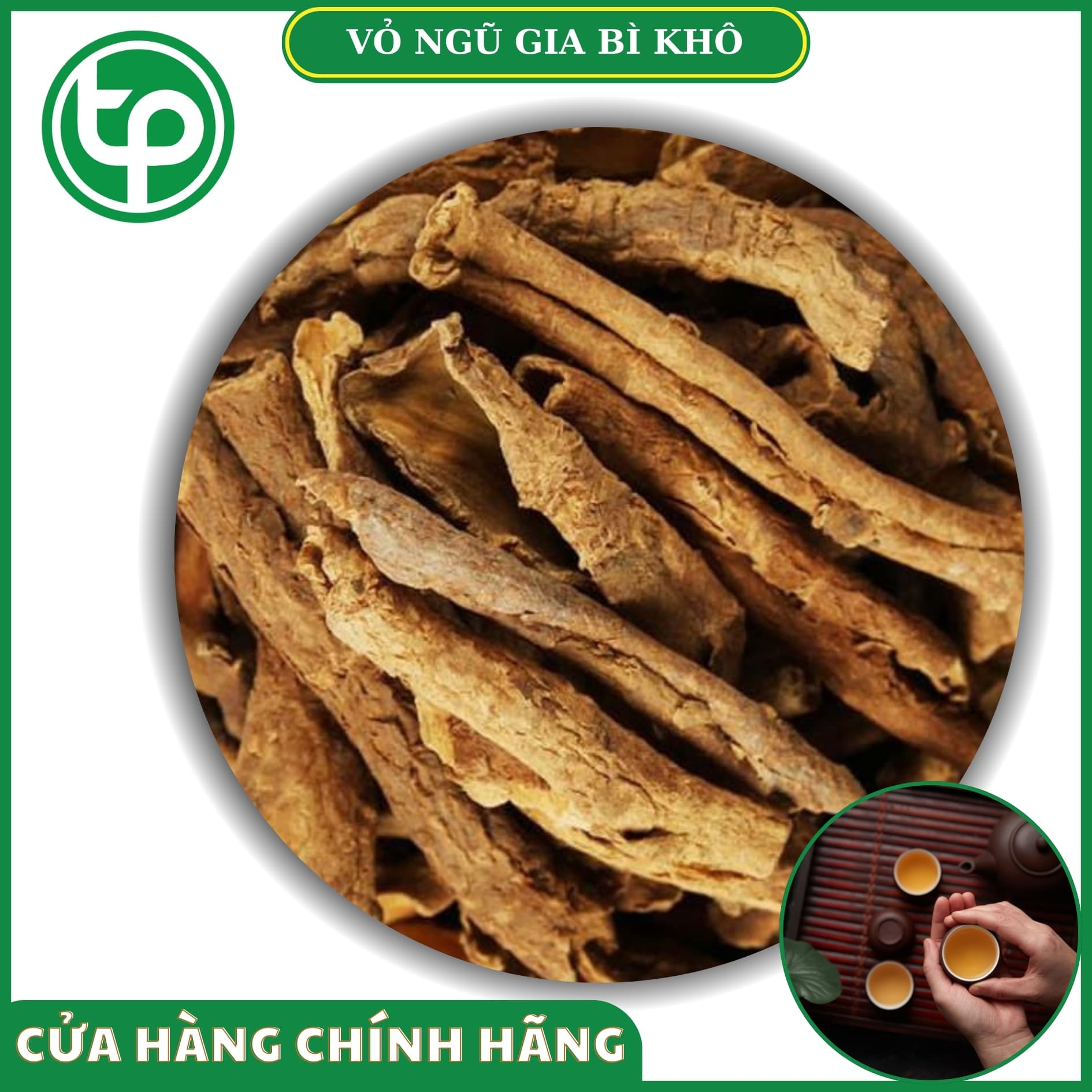 [HOT] Vỏ ngũ gia bì khô 500g - Trà thảo mộc thơm ngon bổ dưỡng - Thảo Dược Tấn Phát