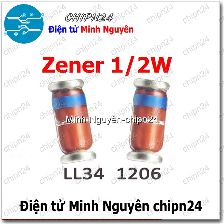 [10 con] (G32) Diode Zener Dán 1/2W (10V/11V/12V/13V/15V/16V/18V/20V/22V/24V/27V/30V/33V/36V) - [Chọn Loại] - HHH.00377