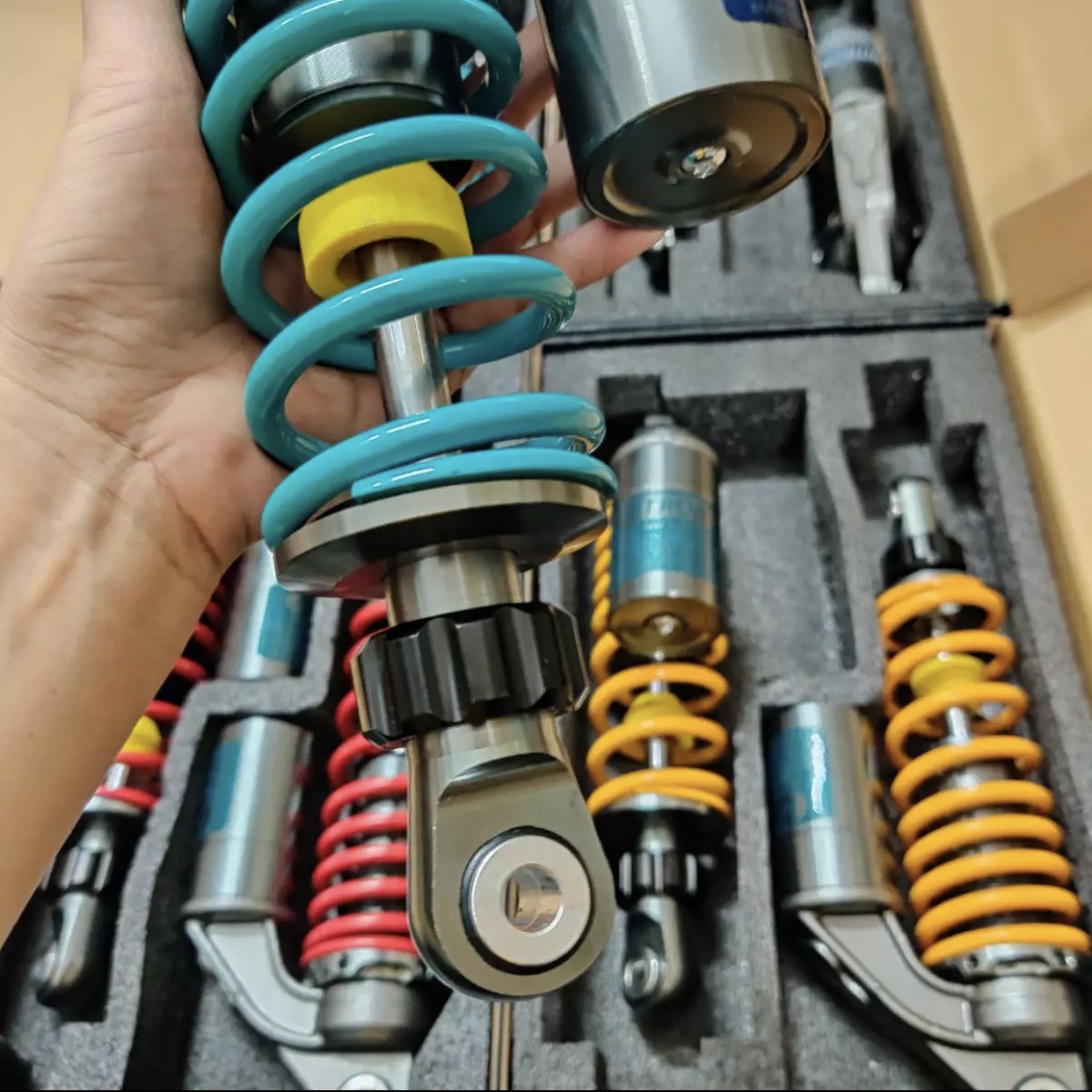 Phuộc Nitron Bình Dầu mẫu mới dành cho xe Sirius, Jupiter, Taurus, Max....