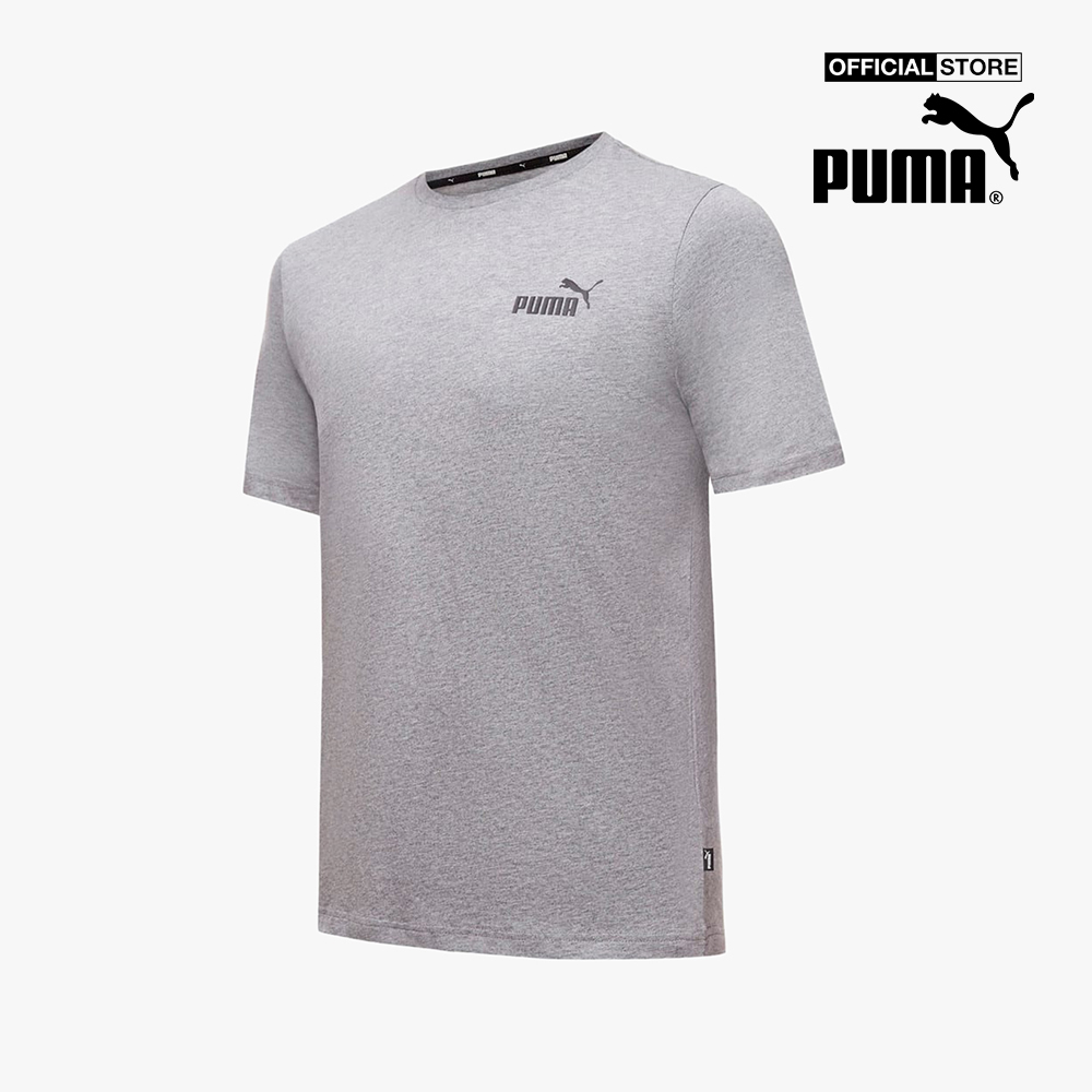 Puma - áo thun thể thao nam ngắn tay essentials small logo train 586668-03