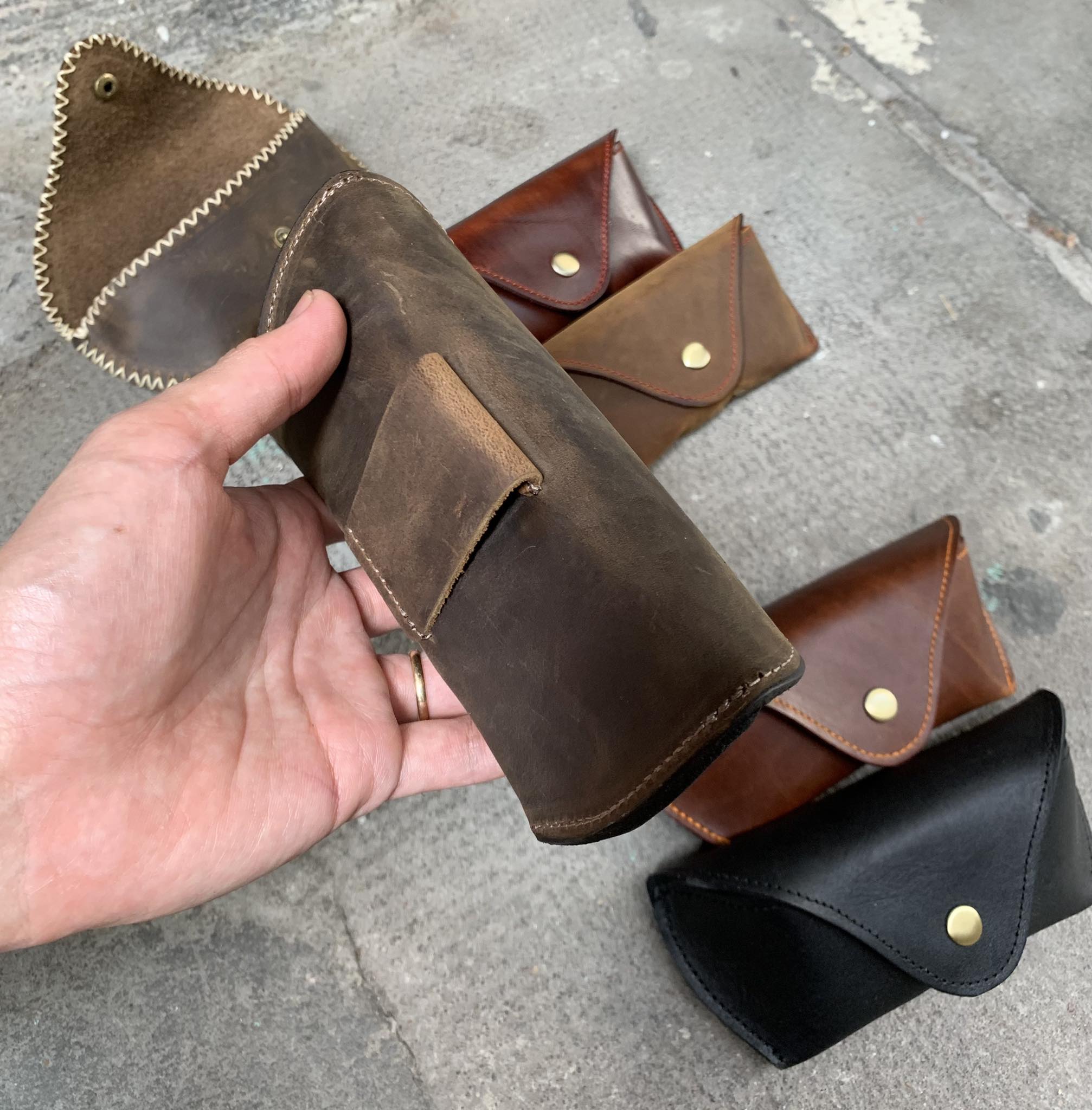 Bao Da Đựng Mắt Kính Đeo Thắt Lưng