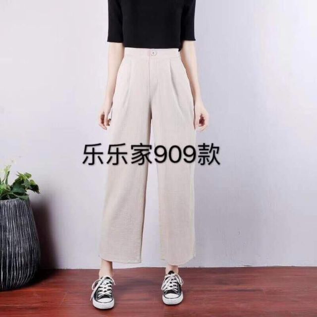 Quần culottest đũi xước hàn