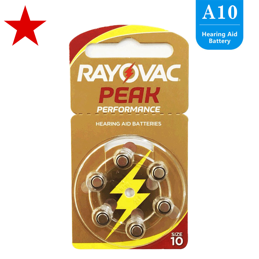 Pin Máy Trợ Thính PR536, size 10 Rayovac Chính Hãng [VỈ 6 VIÊN] an toàn cho thiết bị và người sử dụng