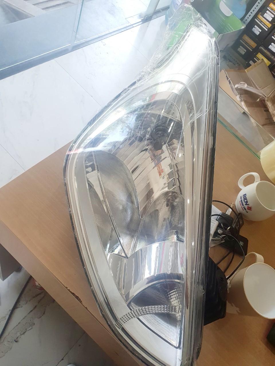Đèn pha i10 grand xịn (Mobis) Hàng Chính Hãng