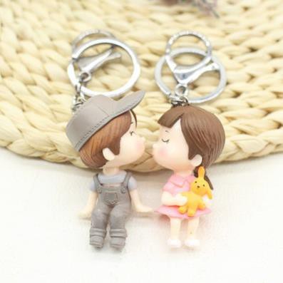 Móc khóa đôi - Dây treo túi sách balo dễ thương