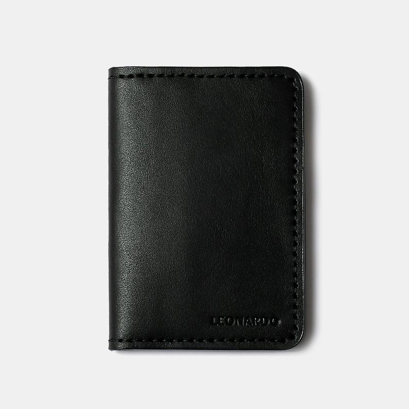 Leonardo Ví Đựng Card Da Nam Feasty Da Thật Nhập Khẩu Cao Cấp Thiết Kế Siêu Mỏng Slim Fit 7 Ngăn