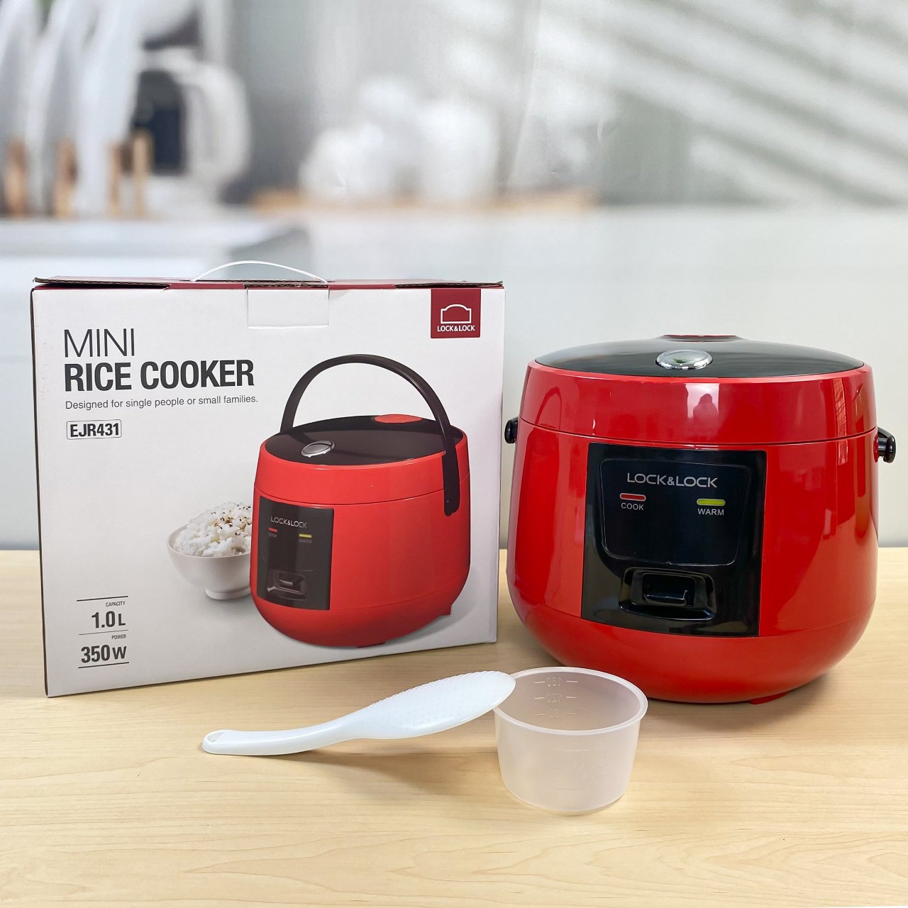 NỒI CƠM ĐIỆN MINI LOCKNLOCK-EJR431 dung tích 1L