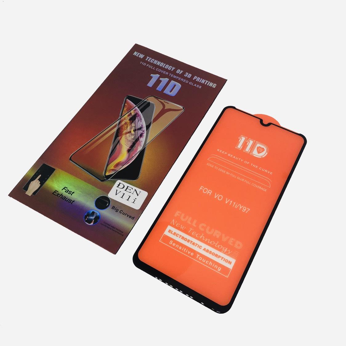 Kính cường lực Full màn hình 11D Vivo V11i cong tuyệt đối