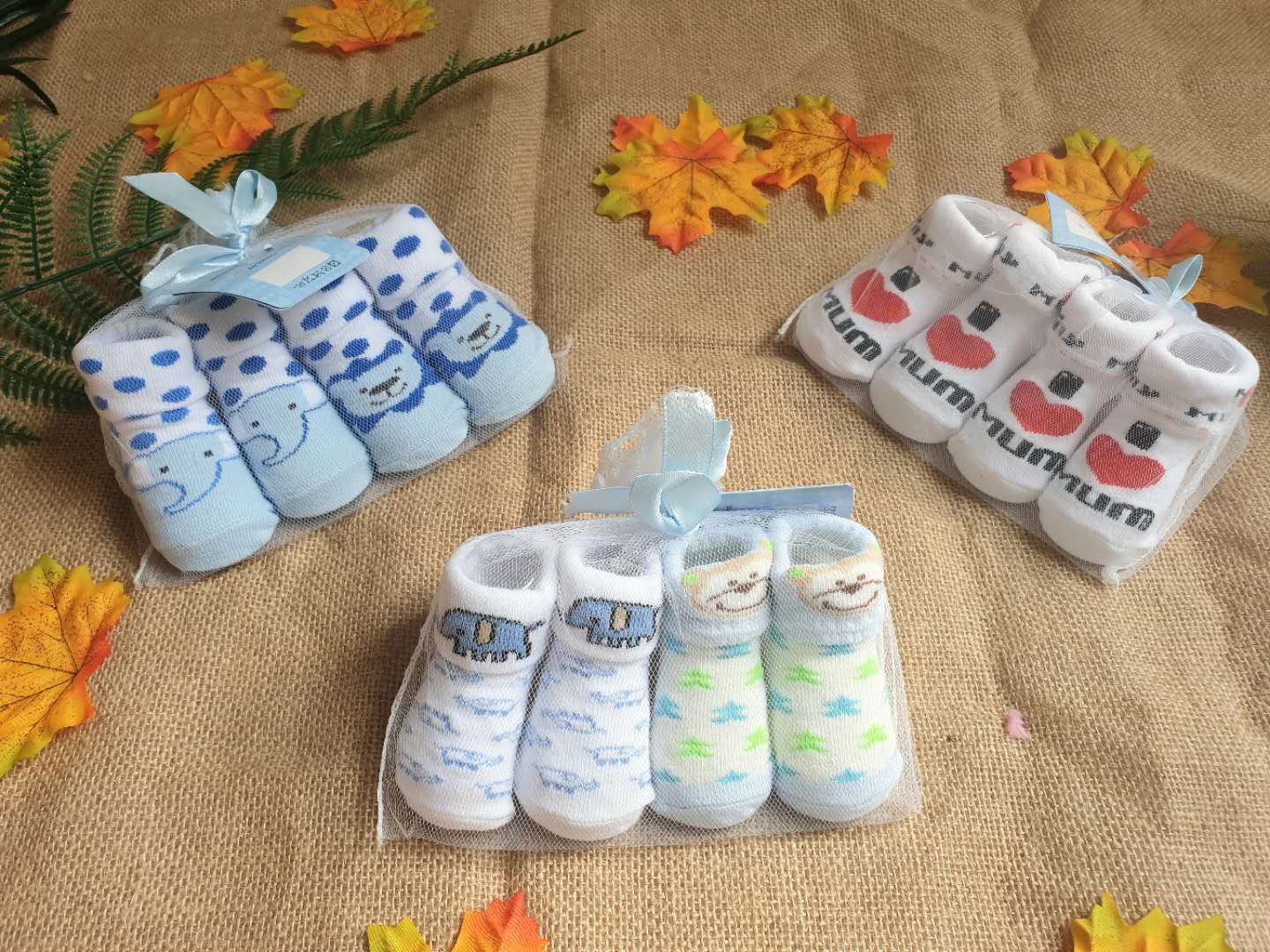 Set 2 đôi Tất sơ sinh/ Vớ sơ sinh Carter Cao cấp