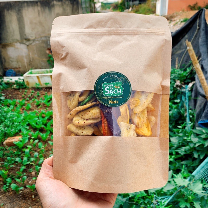 Rau Củ Quả Sấy Đà Lạt - 200G Túi Giấy