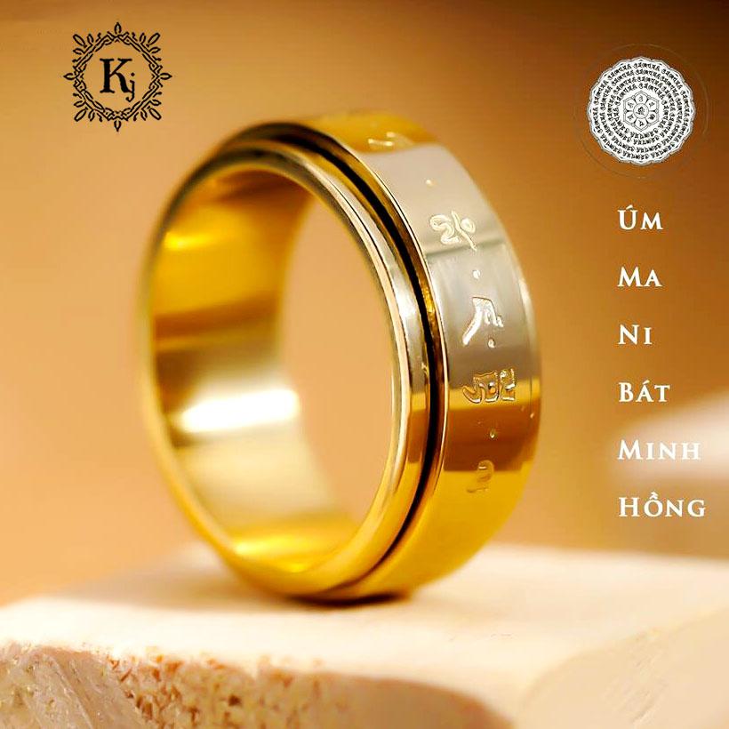 Nhẫn úm ba ni bát ni hồng - mang đến bình an - xua đi xui rủi - có nhiều size cho quý khách lựa chọn- tặng kèm hộp cho quý khách