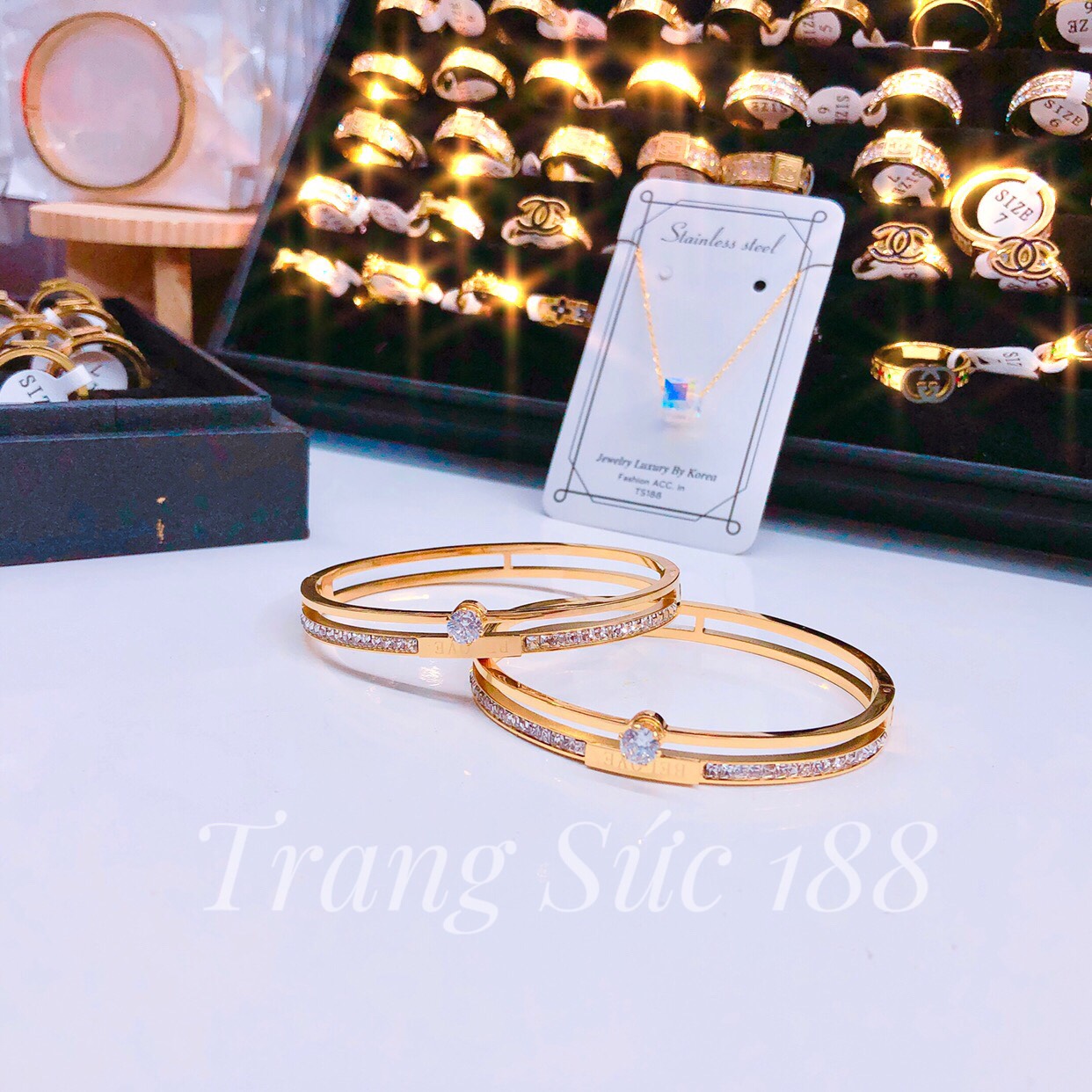 [HCM]Vòng Tay Titan Siêu Lấp Lánh VTT368