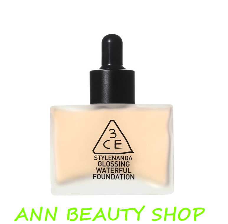 Kem Nền 3CE Glossing Waterful Foundation SPF15 40ml