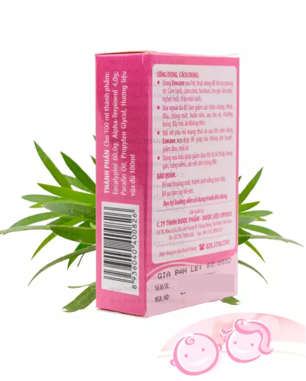 Dầu tràm em bé  EMCARE chai 25ml